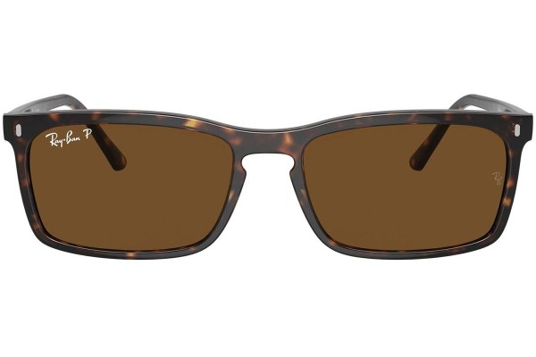 Sunčane naočale Ray-Ban RB4435 902/57 Polarized Pravokutan Havana