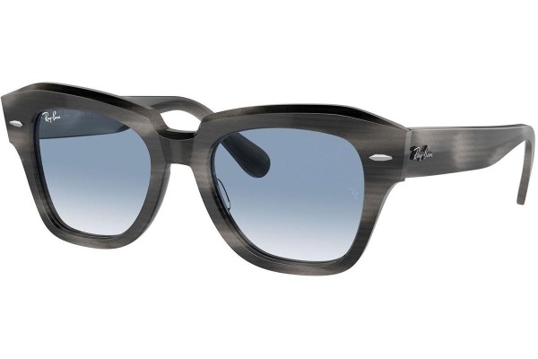 Sunčane naočale Ray-Ban State Street RB2186 14043F Kvadratni Sivi