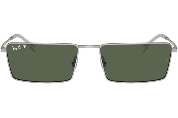 Sunčane naočale Ray-Ban RB3741 003/9A Polarized Pravokutan Srebrni