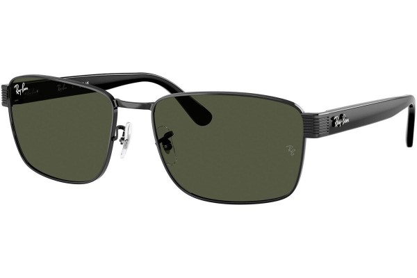 Sunčane naočale Ray-Ban RB3750 002/31 Kvadratni Crni