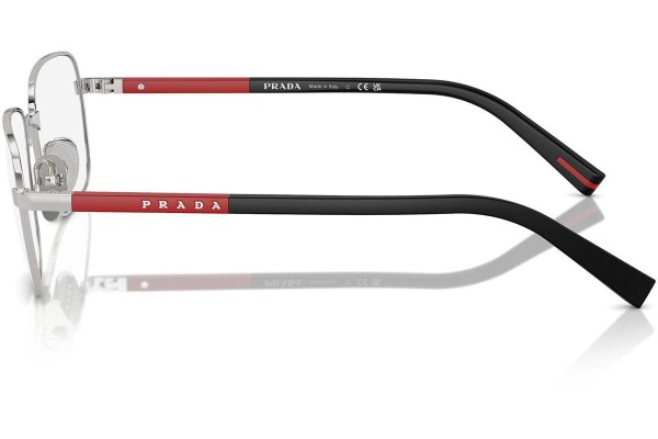 Naočale Prada Linea Rossa PS52QV 1BC1O1 Kvadratni Srebrni