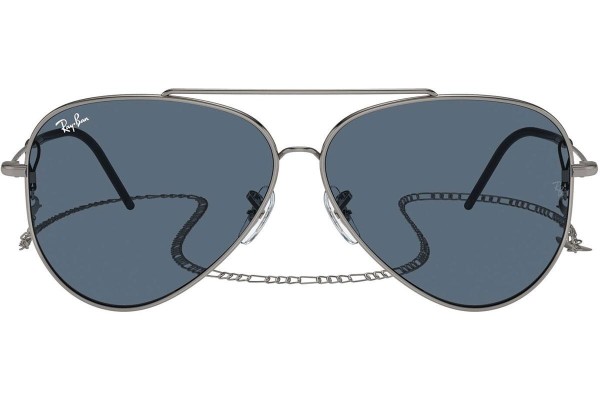 Sunčane naočale Ray-Ban Aviator Reverse RBR0101S 004/3A Pilotski Srebrni