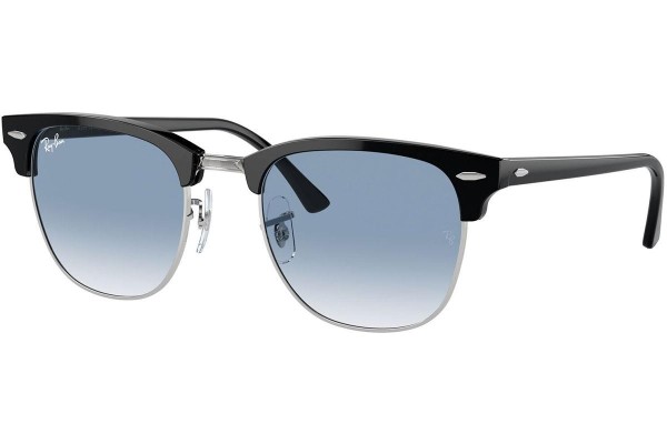 Sunčane naočale Ray-Ban Clubmaster RB3016 13543F Zadebljani gornji dio Srebrni