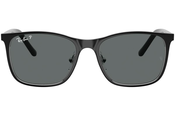 Sunčane naočale Ray-Ban Junior RJ9551S 295/81 Polarized Kvadratni Crni