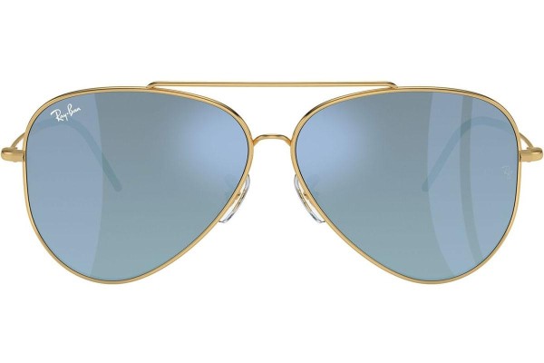 Sunčane naočale Ray-Ban Aviator Reverse RBR0101S 001/GA Pilotski Zlatni