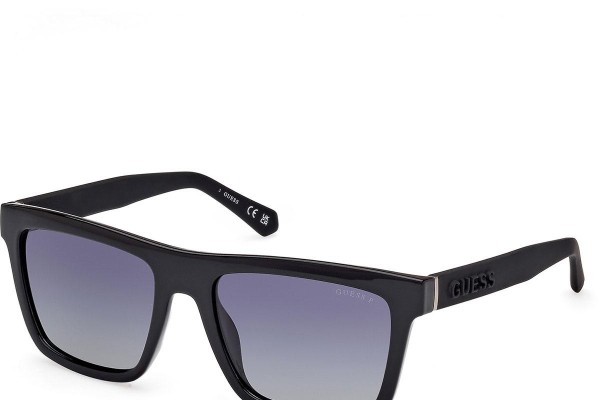 Sunčane naočale Guess GU00166 01D Polarized Kvadratni Crni