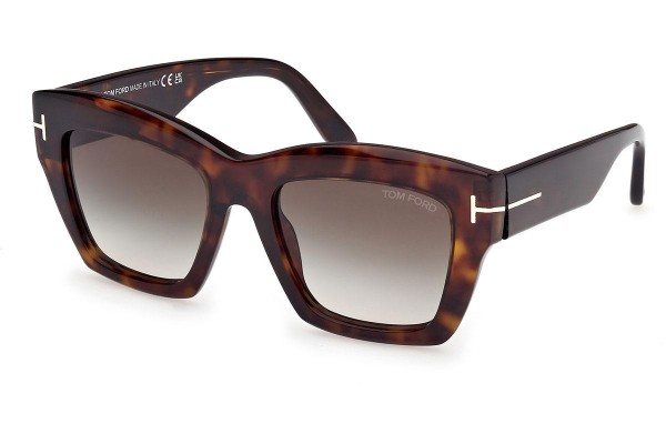 Sunčane naočale Tom Ford Luna FT1191 52B Cat Eye Havana