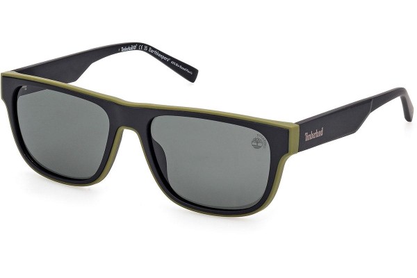 Sunčane naočale Timberland TB00025 02R Polarized Kvadratni Crni