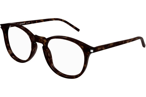 Naočale Saint Laurent SL106 018 Okrugao Havana