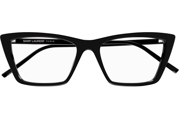 Naočale Saint Laurent SL737MICATHINOPT 001 Cat Eye Crni