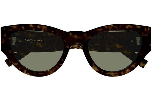 Sunčane naočale Saint Laurent SLM94 008 Cat Eye Havana