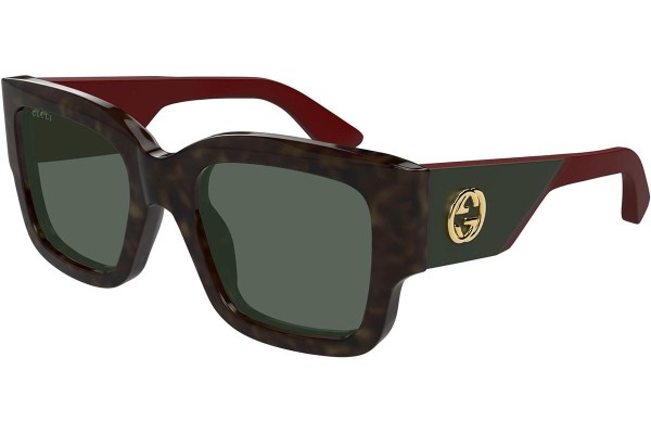 Sunčane naočale Gucci GG1663S 002 Kvadratni Havana