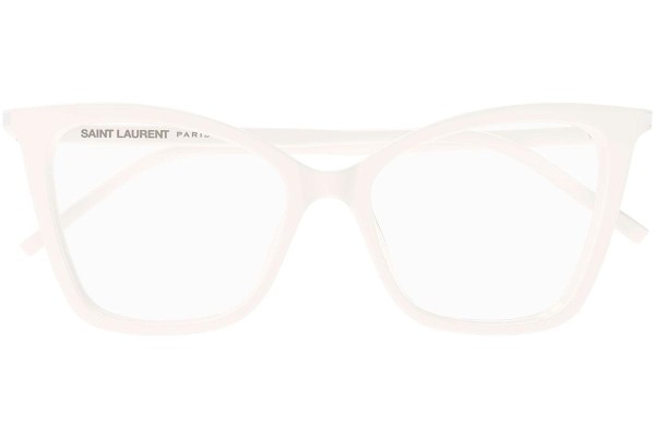 Naočale Saint Laurent SL386 014 Cat Eye Bijeli