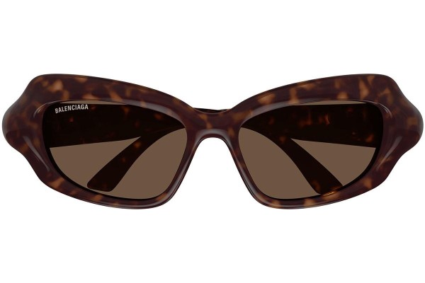 Sunčane naočale Balenciaga BB0354S 002 Cat Eye Havana