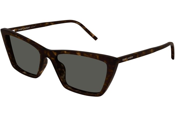 Sunčane naočale Saint Laurent SL737MICATHIN 002 Cat Eye Havana