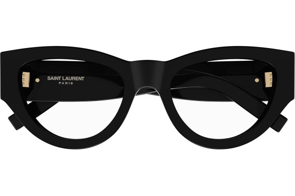 Naočale Saint Laurent SLM94OPT 001 Cat Eye Crni