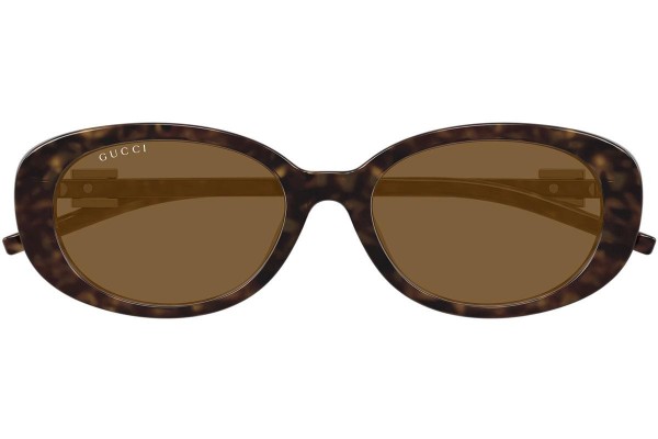 Sunčane naočale Gucci GG1684SA 004 Ovalni Havana