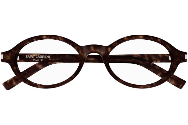 Naočale Saint Laurent SL751JEANNEOPT 002 Ovalni Havana