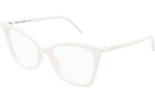 Naočale Saint Laurent SL386 014 Cat Eye Bijeli