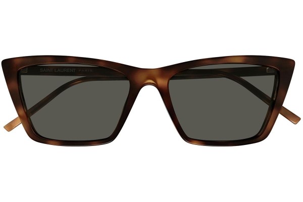 Sunčane naočale Saint Laurent SL737MICATHIN 003 Cat Eye Havana