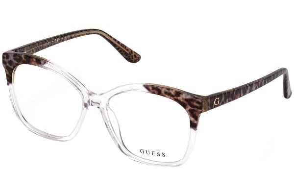 Naočale Guess GU2820 026 Cat Eye Kristalni