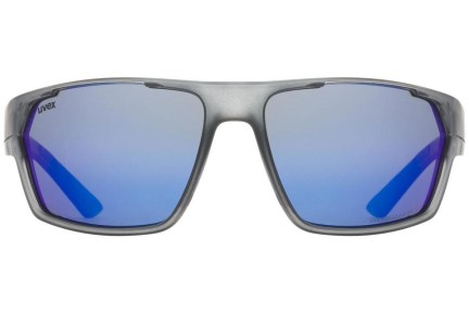 Sunčane naočale uvex sportstyle 233 P Smoke Mat S3 Polarized Pravokutan Sivi