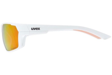 Sunčane naočale uvex sportstyle 233 P White Mat S3 Polarized Pravokutan Bijeli