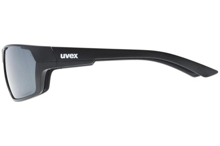 Sunčane naočale uvex sportstyle 233 P Black Mat S3 Polarized Pravokutan Crni