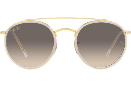 Sunčane naočale Ray-Ban Round Double Bridge RB3647N 923632 Okrugao Zlatni