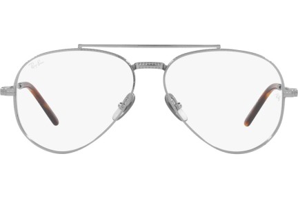 Naočale Ray-Ban Aviator Titanium Titanium Collection RX8225V 1224 Pilotski Srebrni