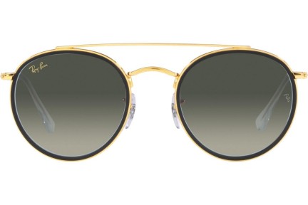 Sunčane naočale Ray-Ban Round Double Bridge RB3647N 923871 Okrugao Zlatni