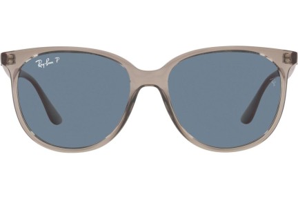 Sunčane naočale Ray-Ban RB4378 65722V Polarized Kvadratni Sivi