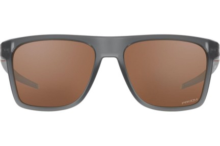 Sunčane naočale Oakley Leffingwell OO9100-02 Kvadratni Sivi