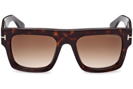 Sunčane naočale Tom Ford Fausto FT0711 52F Flat Top Havana