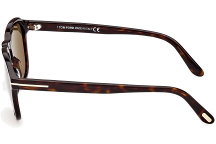 Sunčane naočale Tom Ford FT0931 52H Polarized Okrugao Havana