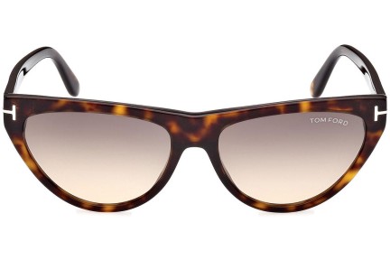 Sunčane naočale Tom Ford FT0990 52B Cat Eye Havana