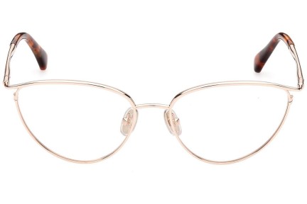 Naočale Max Mara MM5057 028 Cat Eye Zlatni