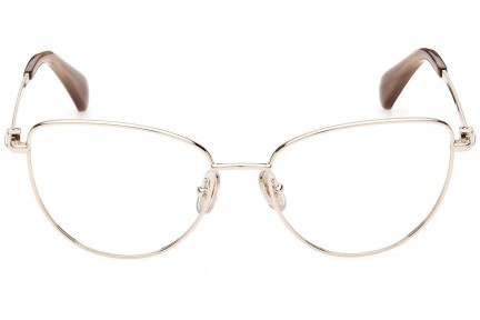 Naočale Max Mara MM5047 032 Cat Eye Zlatni