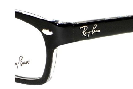 Naočale Ray-Ban RX5150 2034 Pravokutan Crni