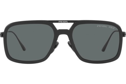 Sunčane naočale Prada PR57ZS 1BO5Z1 Polarized Kvadratni Crni