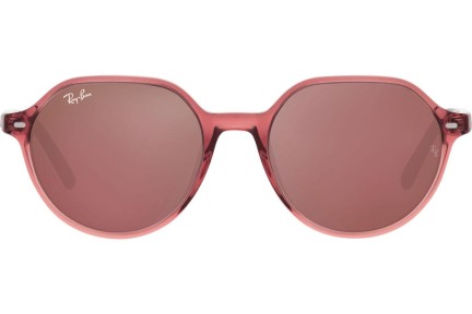 Sunčane naočale Ray-Ban Thalia RB2195 66372K Okrugao Ružičasti