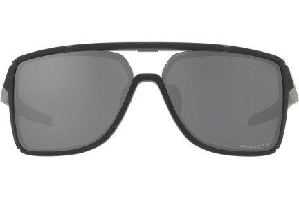 Sunčane naočale Oakley Castel OO9147-02 Polarized Kvadratni Crni