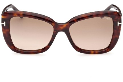 Sunčane naočale Tom Ford FT1008 52F Cat Eye Havana