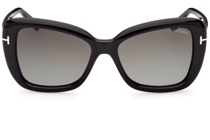 Sunčane naočale Tom Ford FT1008 01B Cat Eye Crni