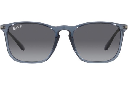 Sunčane naočale Ray-Ban Chris RB4187 6592T3 Polarized Kvadratni Plavi