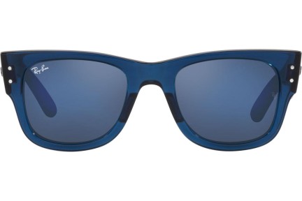 Sunčane naočale Ray-Ban Mega Wayfarer RB0840S 6638O4 Kvadratni Plavi