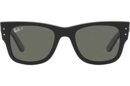 Sunčane naočale Ray-Ban Mega Wayfarer RB0840S 901/58 Polarized Kvadratni Crni