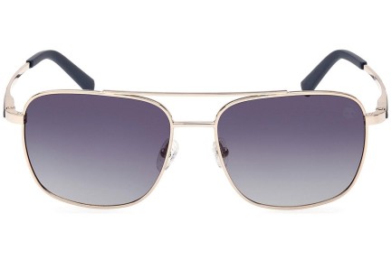 Sunčane naočale Timberland TB9303 32D Polarized Pilotski Zlatni