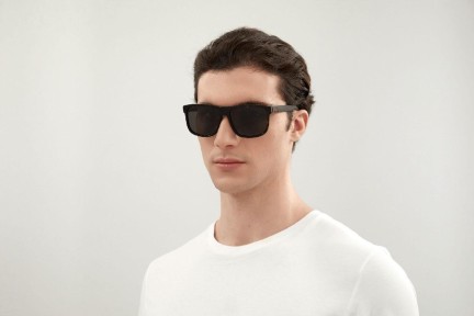 Sunčane naočale Gucci GG0010S 003 Polarized Kvadratni Havana