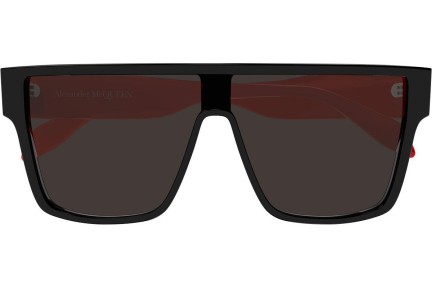 Sunčane naočale Alexander McQueen AM0354S 003 Flat Top Crni